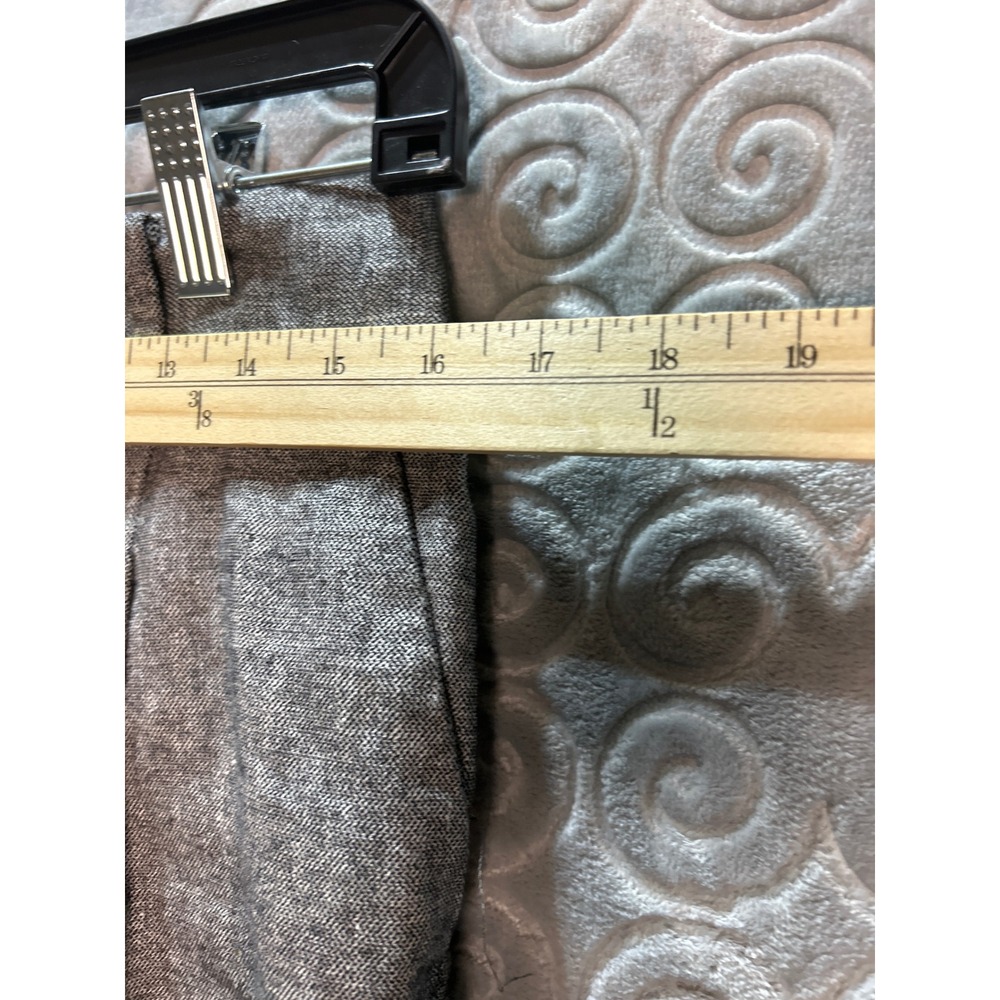 Talbots Bristol Pant Women's Size 6 Linen Blend Gray‎ Cropped Casual Office - Picture 6 of 8
